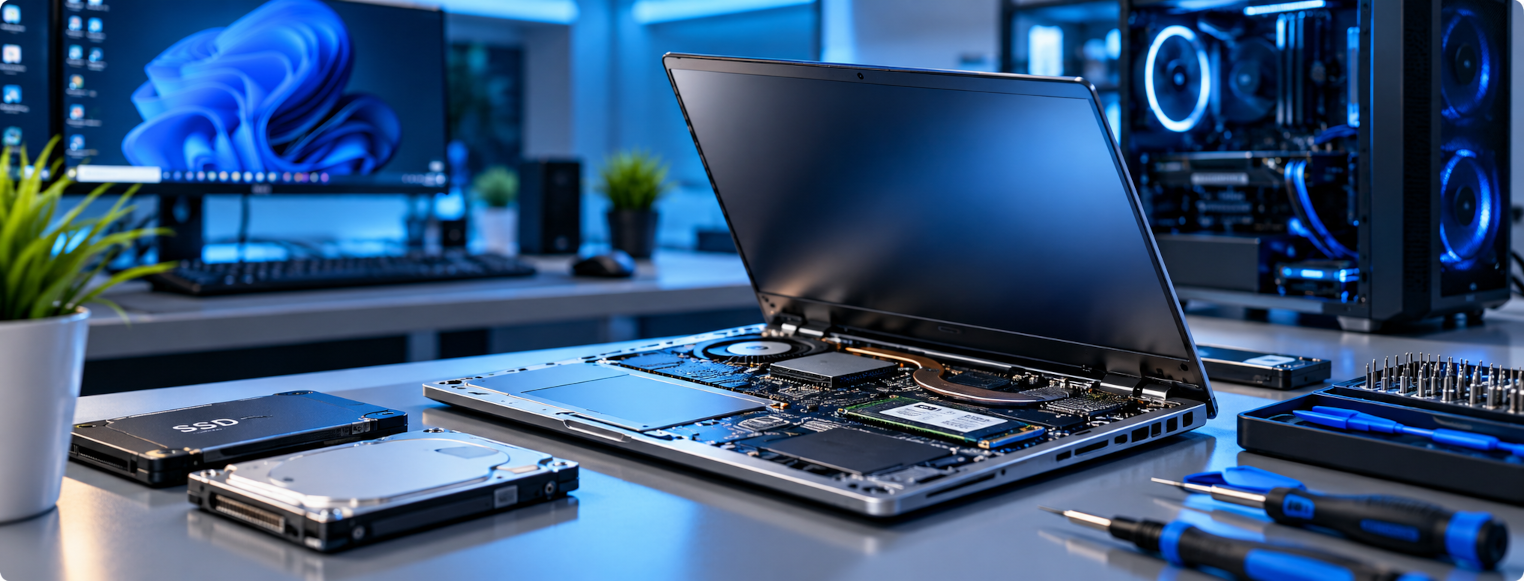 Computer Repairs Crewe – professional laptop repairs, SSD upgrades and computer maintenance