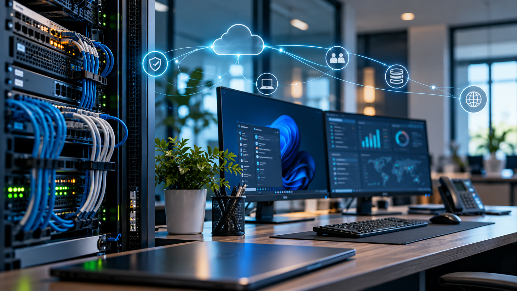 IT support Crewe - business servers, networking and cloud infrastructure